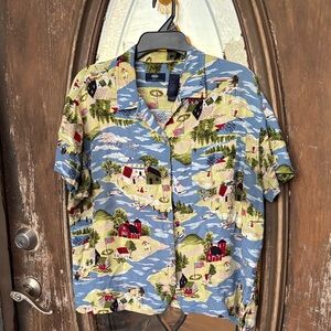 Crazy Horse Boxy Printed Top! Women’s XL